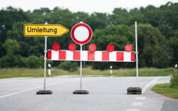 Bauarbeiten in Finning