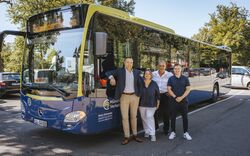 Erster Bus im neuen MVV-Design im Landkreis Landsberg am Lech unterwegs