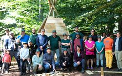 Toller Einsatz im Waldkindergarten Eresing - nur gemeinsam sind wir produktiv!